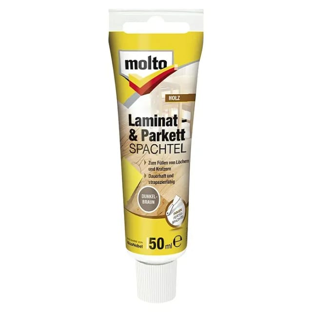 Molto Laminat- & Parkettspachtel Dunkelbraun 50 ml