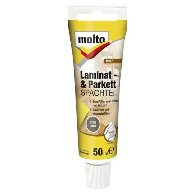 Molto Laminat- & Parkettspachtel Eiche Grau 50 ml