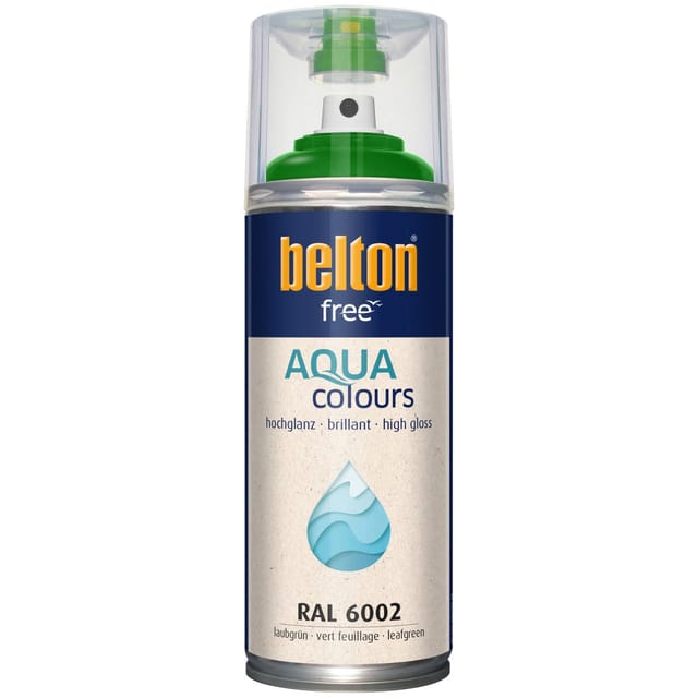 Belton Free AQUAcolours Buntlack RAL 6002 Laubgrün hochglänzend 400 ml