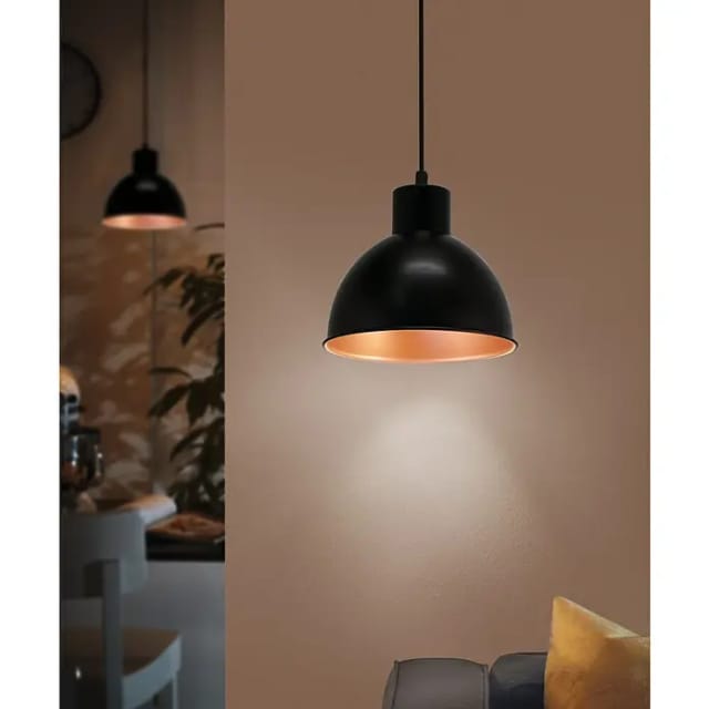 Eglo Pendelleuchte Vintage Schwarz-Kupfer
