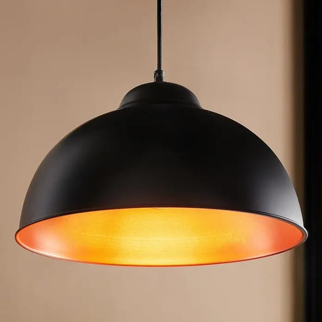 Eglo Pendelleuchte Truro2 Schwarz-Kupfer