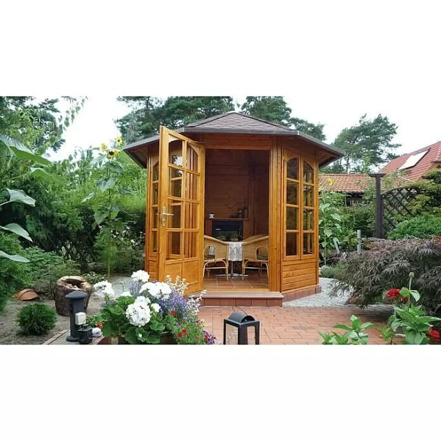 Weka 8-Eck Pavillon 234 A Natur