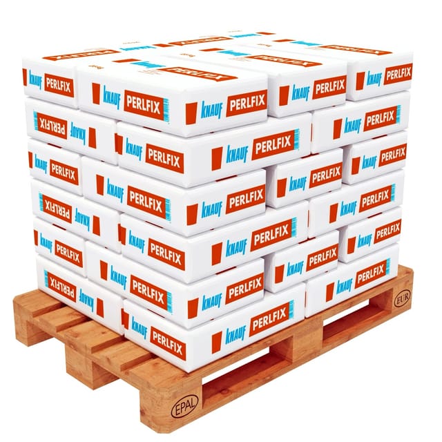 Knauf Perlfix Ansetzgips 30 kg (40 Säcke - 1200 kg) 1 Palette