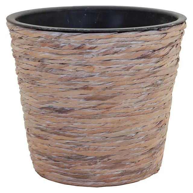 Pflanztopf Ø 30 cm x 26 cm Waschweiß Hyazinthe