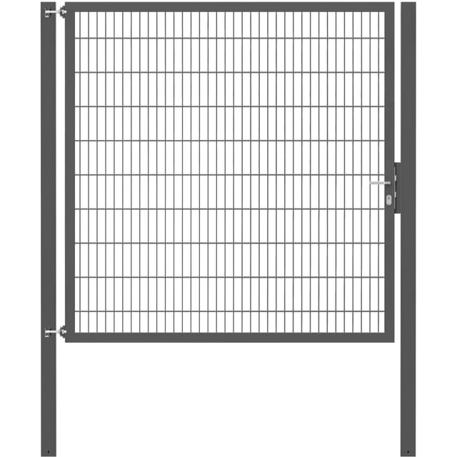 Einzeltor Flexo Plus 200 cm x 200 cm Pfosten 100 cm x 100 cm Anthrazit