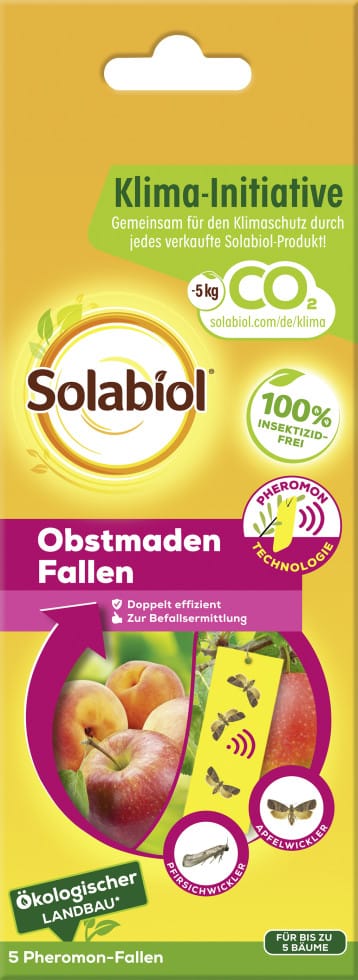 Solabiol Obstmaden-Falle 5 Stück