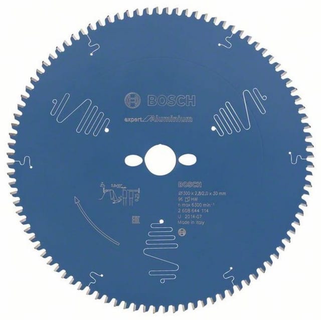 Bosch Kreissägeblatt Expert for Aluminium 300 x 30 x 2,8 mm 96 Zähne