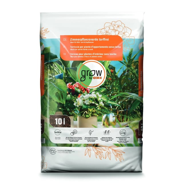 GROW by OBI Zimmerpflanzenerde torffrei 600, (60 x 10,) 1 Palette