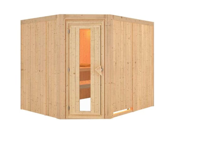 Karibu Sauna LED-Dachkranz Natur