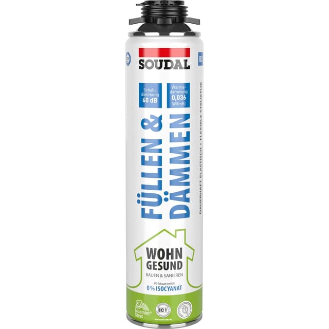 Soudal PU-Schaum Füllen & Dämmen SMX B2 Pistolenschaum 500 ml