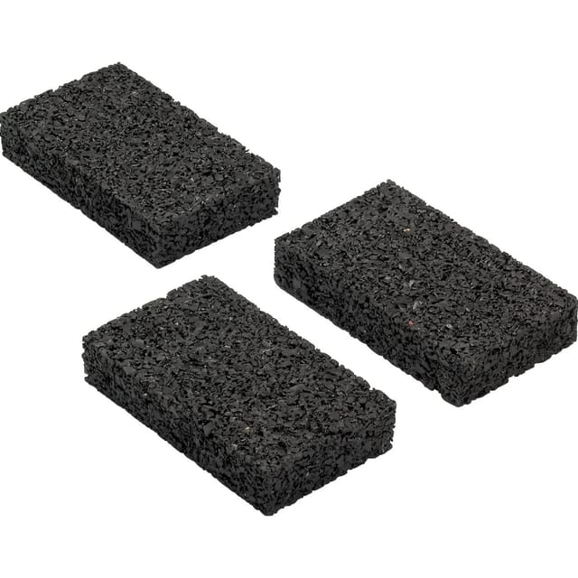 Auflagepads für Unterkonstruktion Schwarz 10 cm x 6 cm x 2 cm 20 Stück