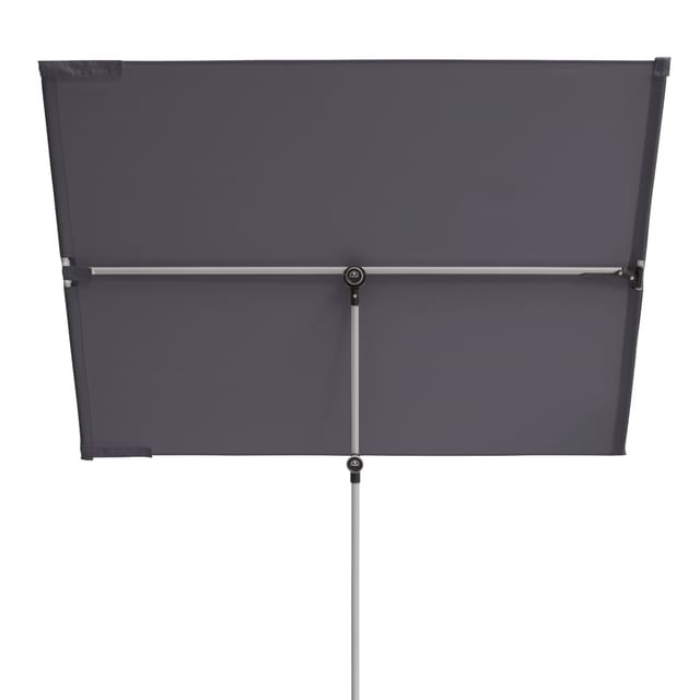 Doppler Balkonschirm Active 130 cm x 180 cm Anthrazit mit Handöffner