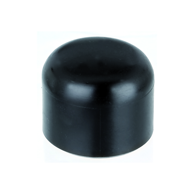 Pfostenkappe rund Kunststoff Schwarz 34 mm
