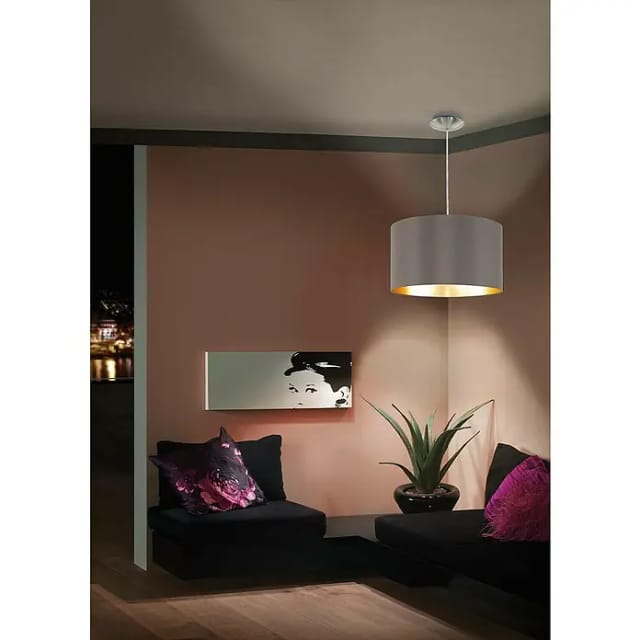 Eglo Pendlleuchte Maserlo 1-flammig Cappuccino