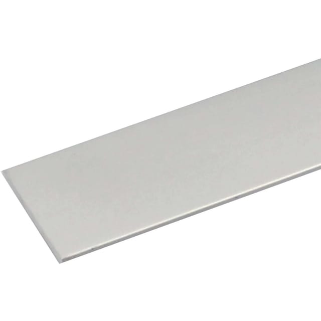 Arcansas Flachstange Aluminium Silber eloxiert 2 x 30 x 1000 mm