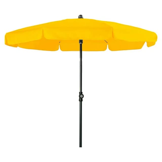 Doppler Balkonschirm Sunline Ø 149 cm Gelb mit Schieber