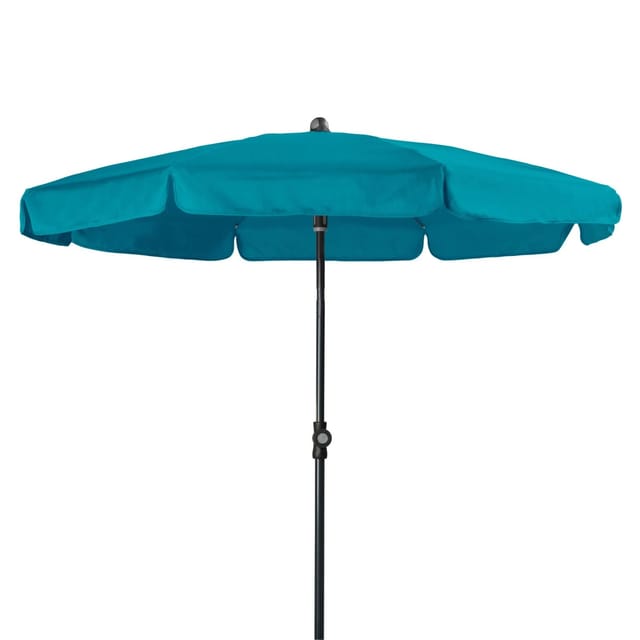 Doppler Balkonschirm Sunline Ø 149 cm Petrol mit Schieber