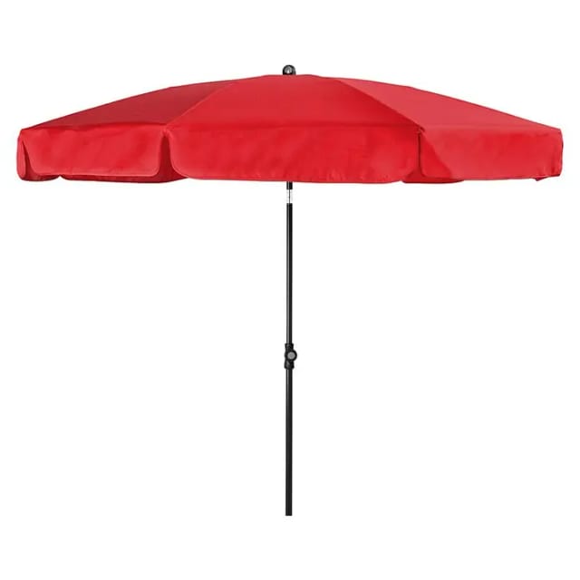 Doppler Balkonschirm Sunline Ø 200 cm Rot mit Schieber