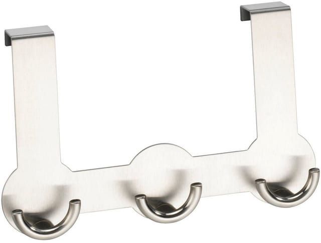 Wenko Türgarderobe Rondo Edelstahl matt