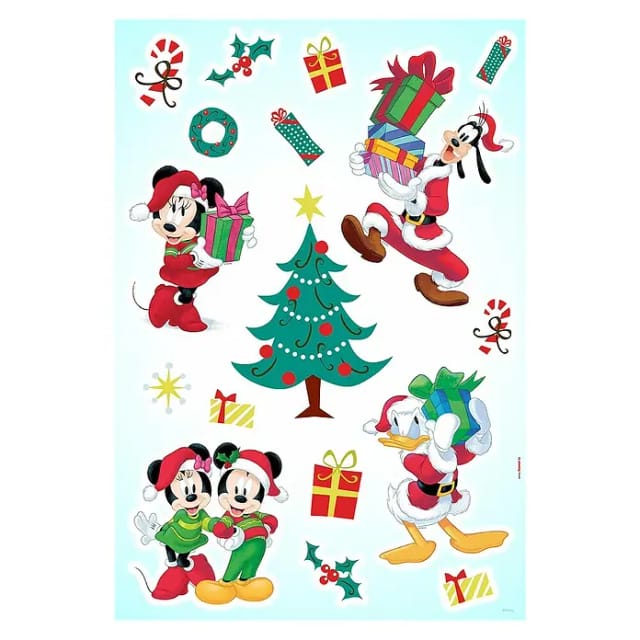 Komar Deko-Sticker Mickey Christmas Presents 50 cm x 70 cm
