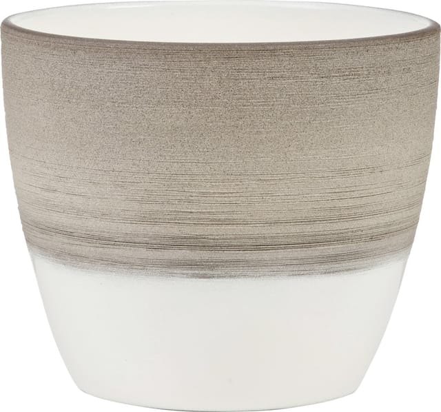Scheurich Übertopf 950 Ø 16 cm Espresso Cream