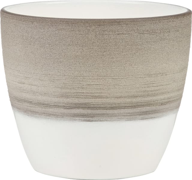 Scheurich Übertopf 950 Ø 19 cm Espresso Cream