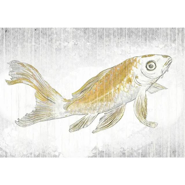Komar Fototapete Vlies Golden Koi 400 x 280 cm