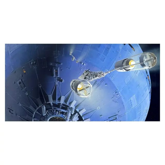 Komar Fototapete Vlies Star Wars Classic RMQ Death Star Assault 500 x 250 cm