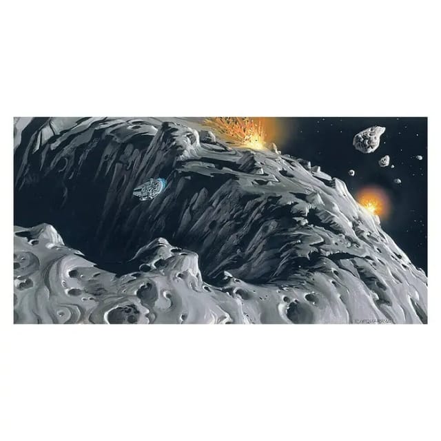 Komar Fototapete Vlies Star Wars Classic RMQ Asteroid 500 x 250 cm