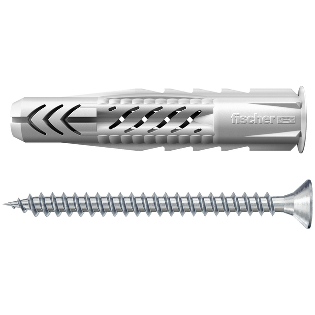 Fischer Universaldübel UX 6 x 50 RSK (mit Rand) mit Schraube (10 ST)