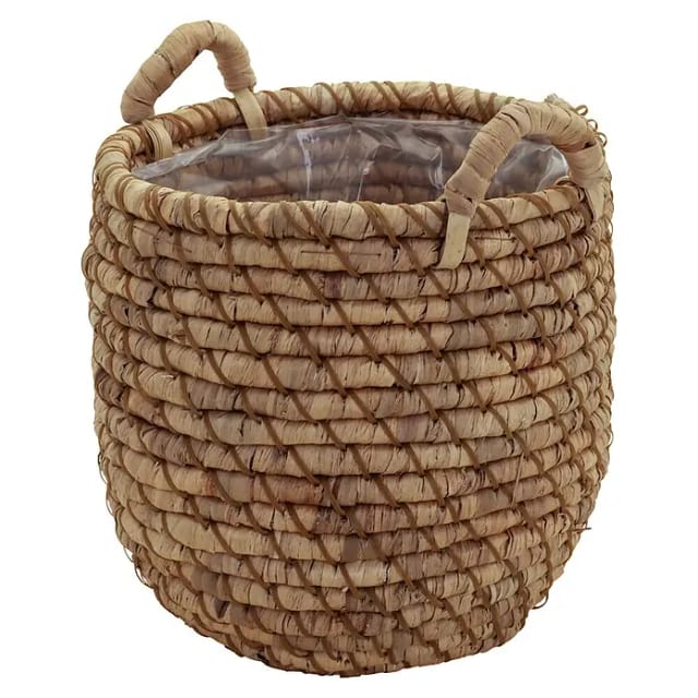 Korb mit Griffmulden Ø 36 cm x 35 cm Natur