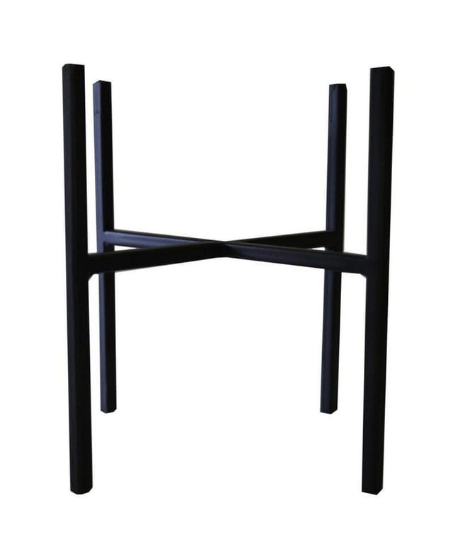 Metall-Ständer Owen Ø 16,5 cm x 16 cm Schwarz