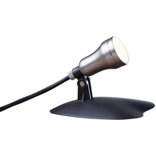 Heissner SMART LIGHT LED-Spot für Teich Pool und Garten 4 Watt Warmweiss