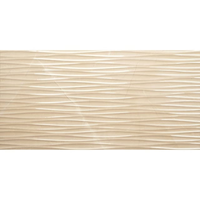 Wandfliese Etania Crema Waves 30 cm x 60 cm