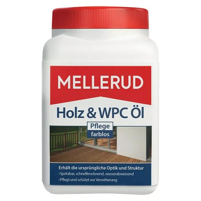 Holz und WPC Pflege Öl farblos 750 ml