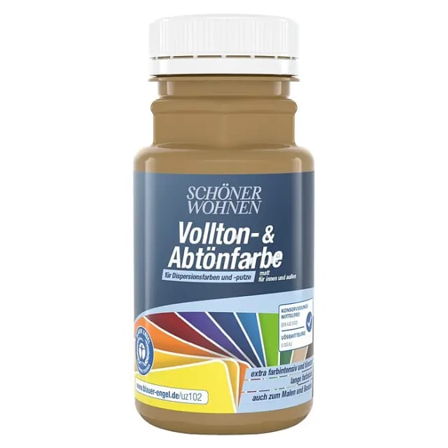 Schöner Wohnen Vollton- und Abtönfarbe Nougat Matt 125 ml