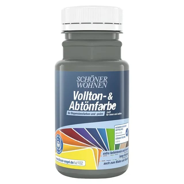 Schöner Wohnen Vollton- und Abtönfarbe Grau Matt 125 ml