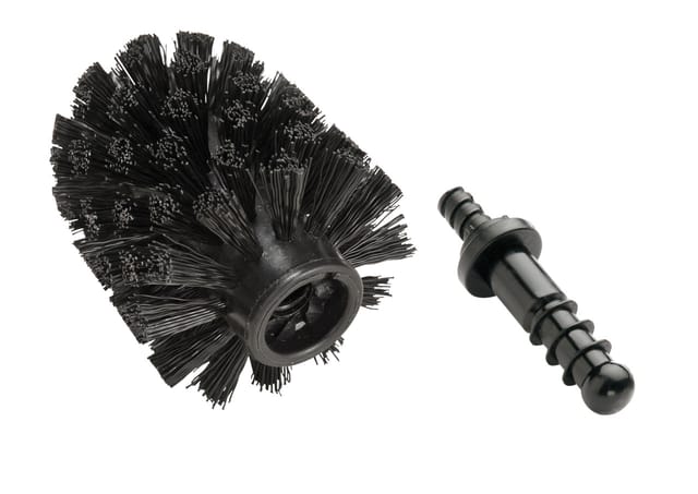 Wenko Ersatzbürsten-Set für WC-Garnituren 4 Stück Schwarz Ø 8,5 cm