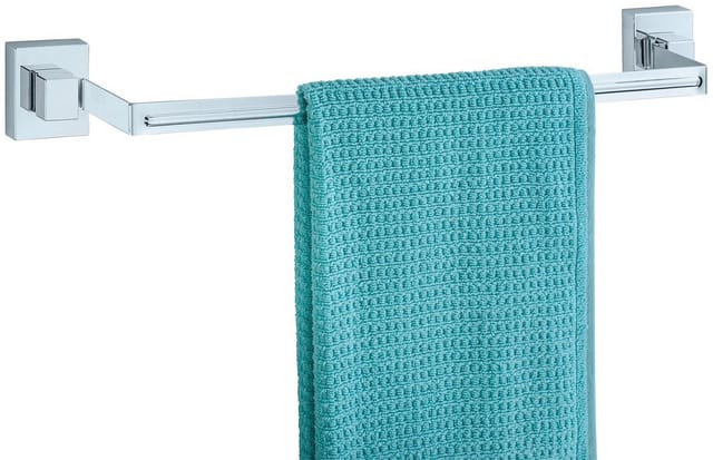 Wenko Vacuum-Loc® Badetuchstange Uno Quadro Edelstahl