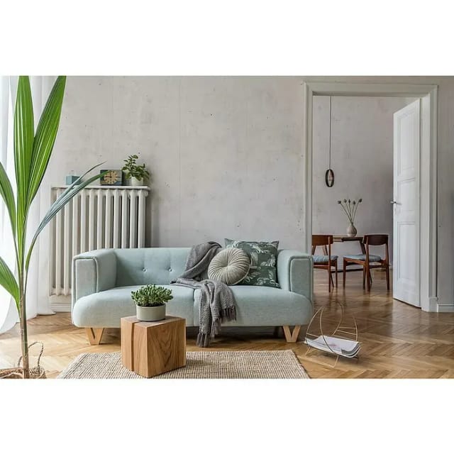 Grosfillex Wandverkleidung Element 3D Optik Beton NY Weiß 260 cm x 37,5 cm