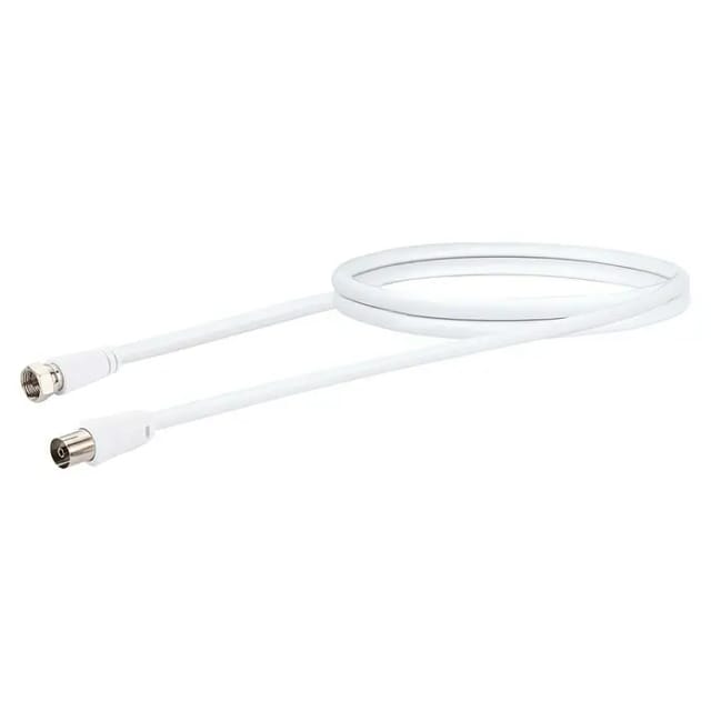 Schwaiger SAT-Anschlusskabel 75 dB 1,5 m F-Stecker/IEC-Buchse