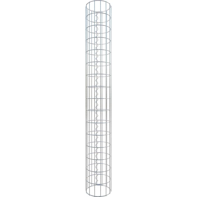 Gabiona Gabionen-Säule rund Ø 22 cm x Höhe 160 cm Maschenweite 5 cm x 10 cm