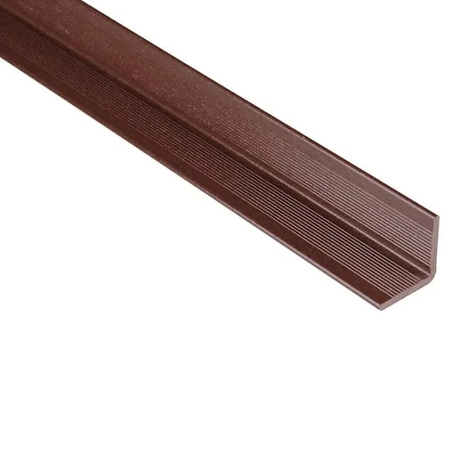 Kovalex WPC Wandabschlussleiste Schokobraun 4 cm x 4 cm x 250 cm
