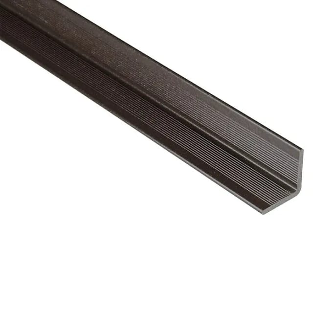 Kovalex WPC Wandabschlussleiste Graubraun 4 cm x 4 cm x 250 cm