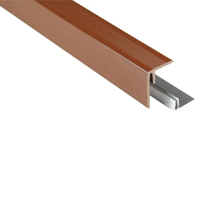 Kovalex WPC Seitenabschluß Braun 4,8 x 6,4 x 250cm