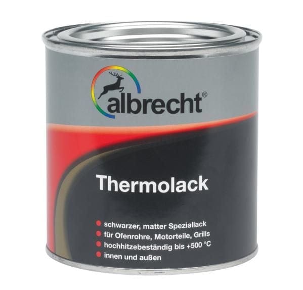 Albrecht Thermolack Schwarz matt 125 ml