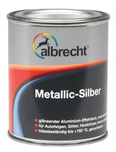 Albrecht Metallic-Silber glänzend 125 ml