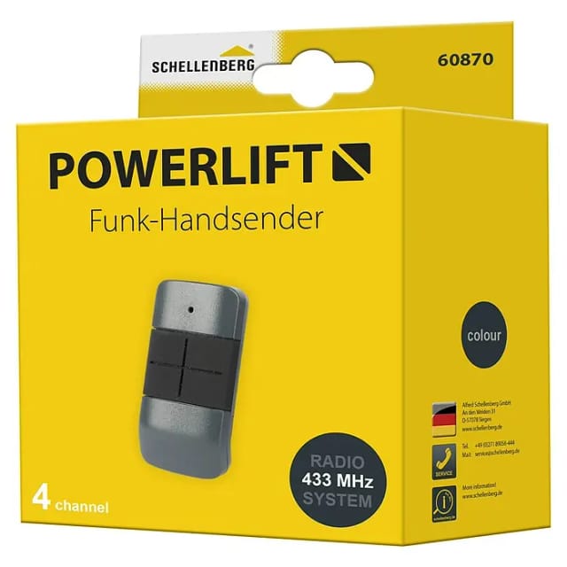 Schellenberg Funk-Handsender Powerlift 4-Kanal