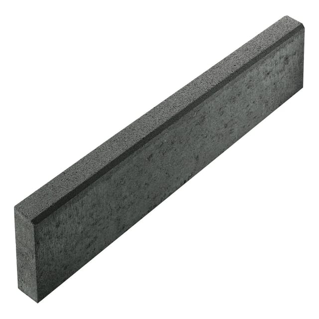 Tiefbordstein Beton Anthrazit 8 x 30 x 100 cm