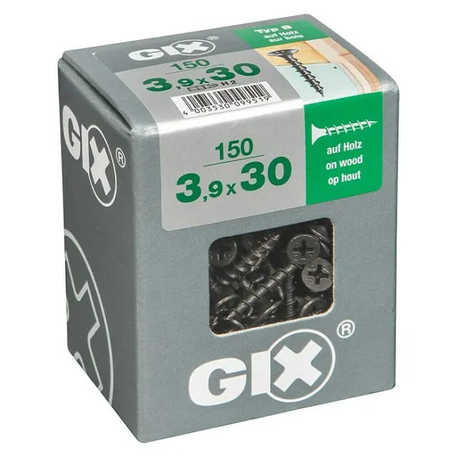 Gix Typ B 3,9 mm x 30 mm 150 Stück